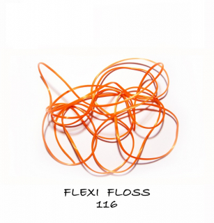 Oranžová Flexi Floss1m 1mm