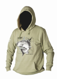 Mikina s kapucňou Trout Olive green XXL Mikina s kapucňou Trout Olive green XXL