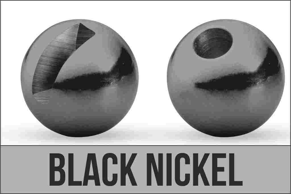 Hlavička Tungsten slotted 4,0mm Black Nickell 10ks
