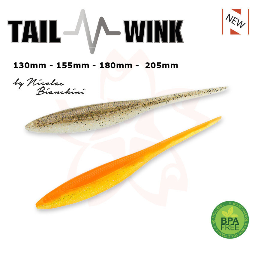 TailWink 130mm - 7,8g - UV Orange Shiner