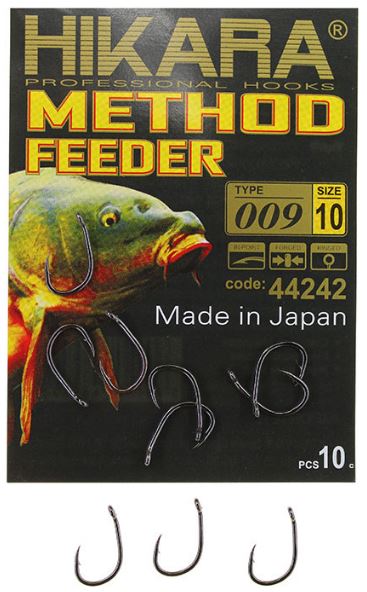 Háčik Hikara Method Feeder Carp 009 s očkom