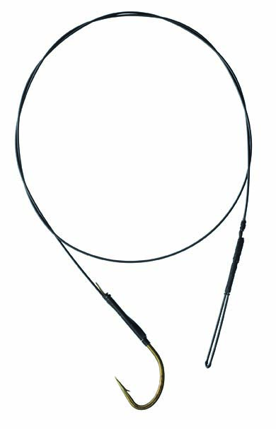 Oceľové lanko s jednoháčikom 60cm 2ks