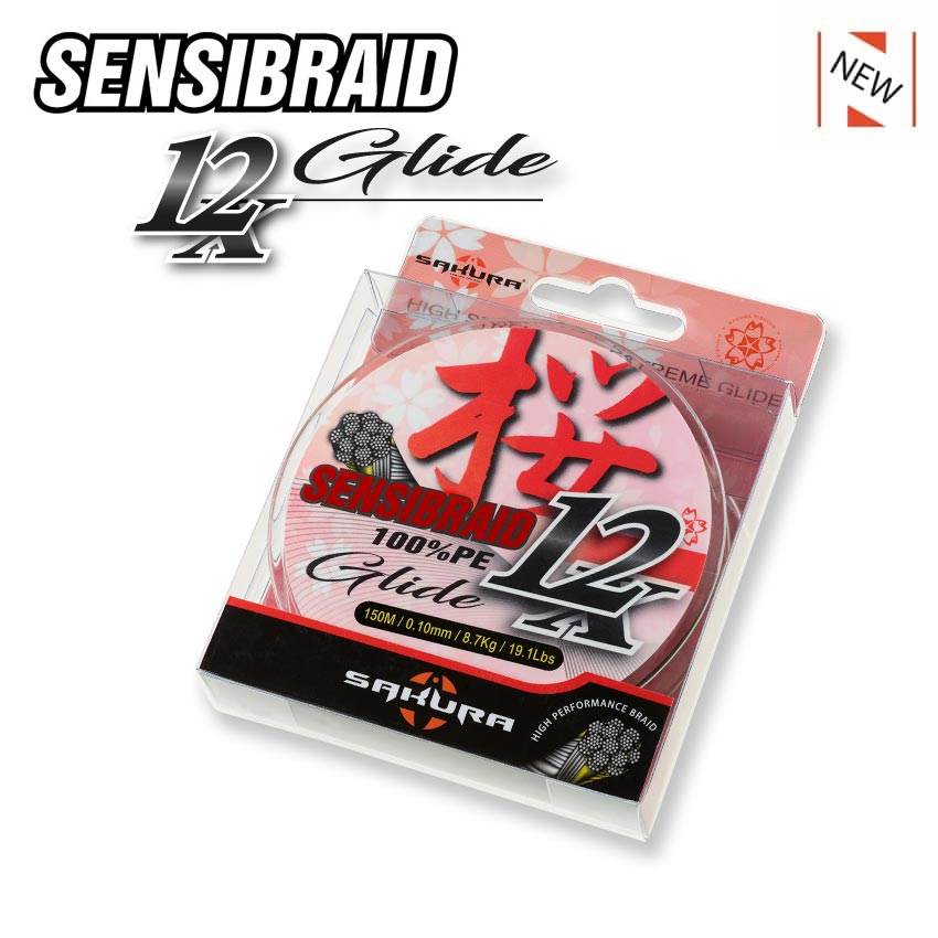 Spletaná šnúra SensiBraid 12x Green 150m