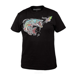 Tričko krátky rukáv Pike Black