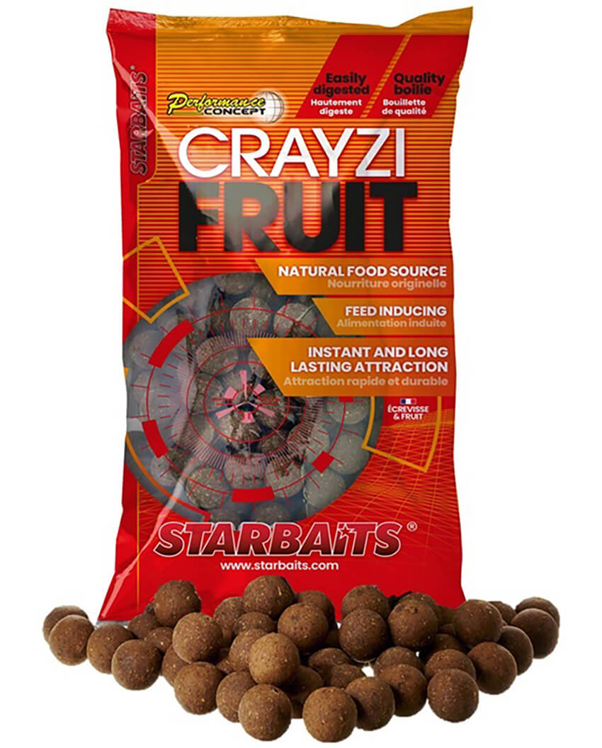 Boilies Pro Crayzi Fruit 20mm 800g