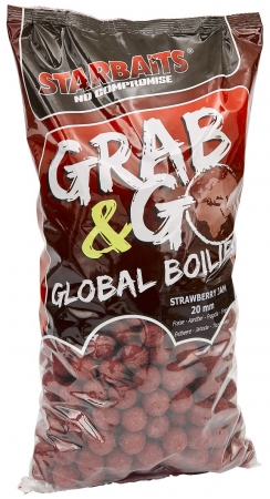 Boilies Global Strawbery Jam 20mm 2,5kg