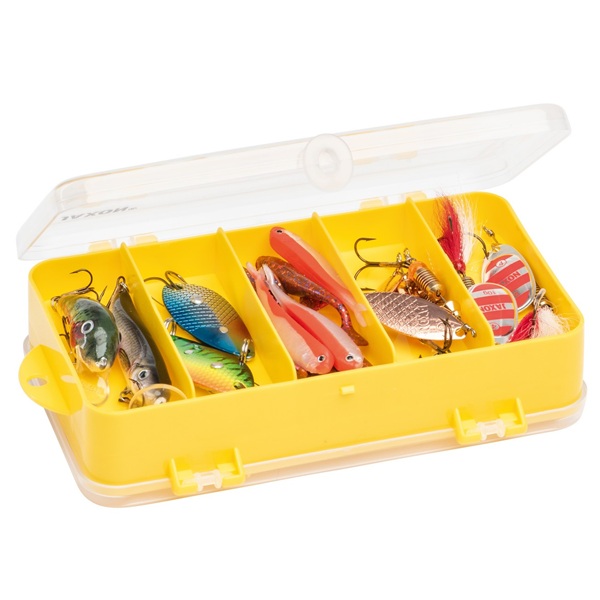 Plastová krabica obojstranná žltá 19x12x5cm Plastová krabica obojstranná žltá 19x12x5cm