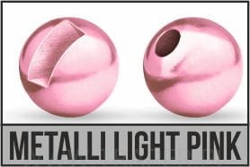 Hlavička Tungsten 6,4mm Metallic Light Pink slotted 5 ks