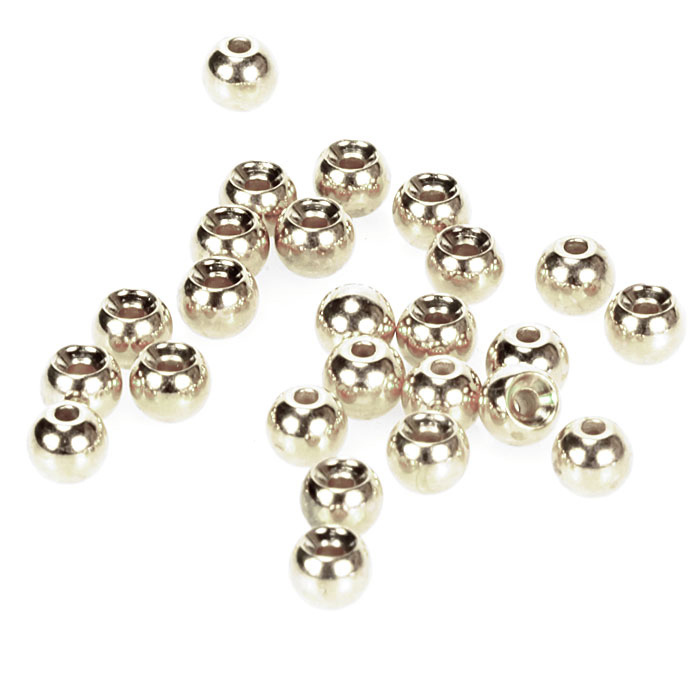 Strieborná gulička mosadz 4,0mm 20ks