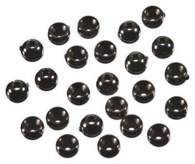 Čierna gulička mosadz 3,2mm 20ks