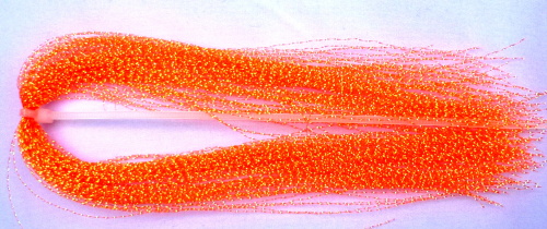 Oranžová točená lameta KRYSTAL FLASH