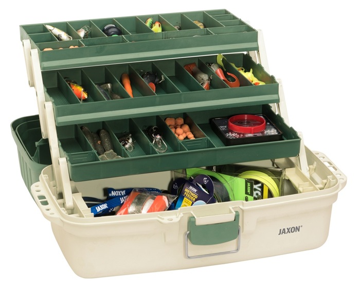 Plastová krabica 3 poschodia 44x23x20cm