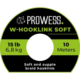 Spletaná boiliesová šnúra W-HookLink Soft 15lb 10m