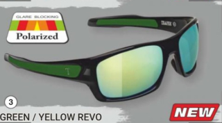 Okuliare polarizačné Horizon Green/green Revo