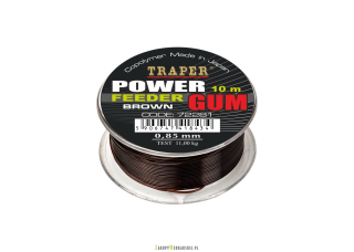 Feeder guma Power Brown 0,65mm - 10m